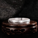 Retro Silver Elephant Ethnic Bracelet SZ0154