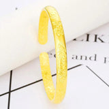European Dragon Phoenix 18KT Bangles Bracelets BE36