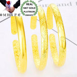 European Dragon Phoenix 18KT Bangles Bracelets BE36