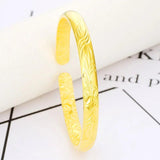 European Dragon Phoenix 18KT Bangles Bracelets BE36