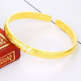 European Dragon Phoenix 18KT Bangles Bracelets BE36