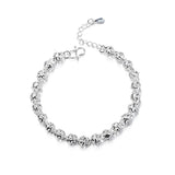 925 Sterling Silver Bracelet for European Woman Girl Party Gift