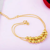 European Woman Party Gift Vintage Lucky Beads Bracelet