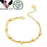 European Woman Bride Mother Party Birthday Wedding Gift Beads Bracelet