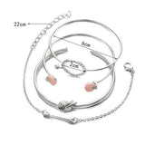 Silver Metal Bracelet Hard 99 S0462