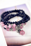 Sand Stone Beaded Bracelet with Gourd Accessories Gemstone Jewelry Gift