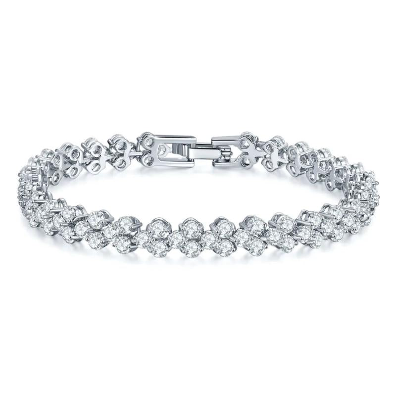 Exaggerated Roman Bracelet Flash Diamond Girls Hand Jewelry