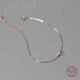 925 Silver Crystal Bracelet 14k Plating Classic Women Party Jewelry