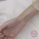 925 Silver High Bracelet Women Charm Small Accessories