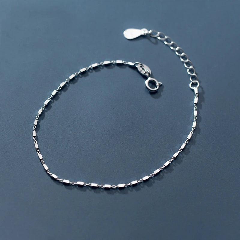 MloveAcc 925 Sterling Silver Chain Bracelet for Women