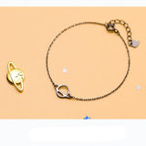 925 Silver Space Planet Bracelet for Women - Wife Gift