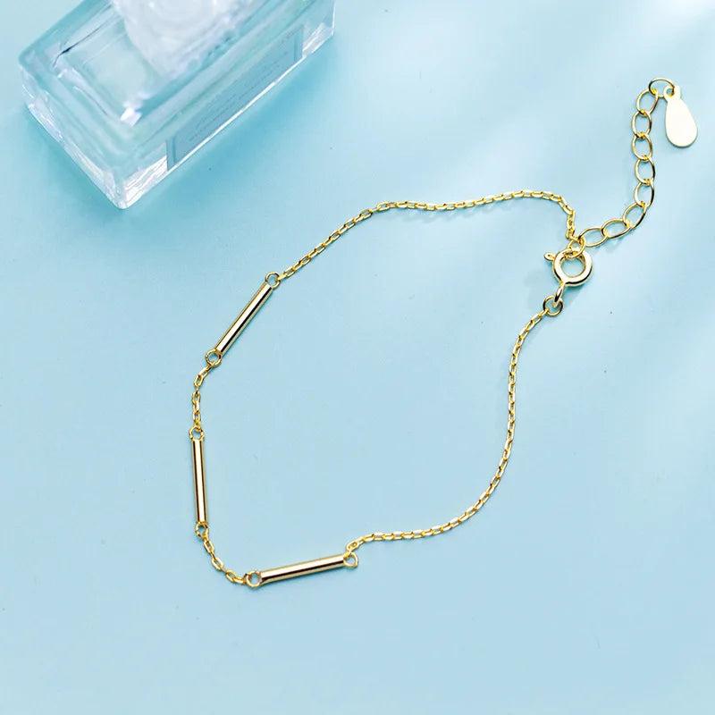 MloveAcc 925 Silver Women Bracelet Classic Chain Link