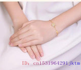 Men's Chalcedony Bangle 925 Silver Vintage Bracelet