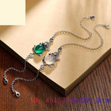 Men's 925 Silver Chalcedony Golden Frog Bracelets