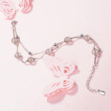 925 Silver Double Moonstone Bracelets, Romantic Jewelry