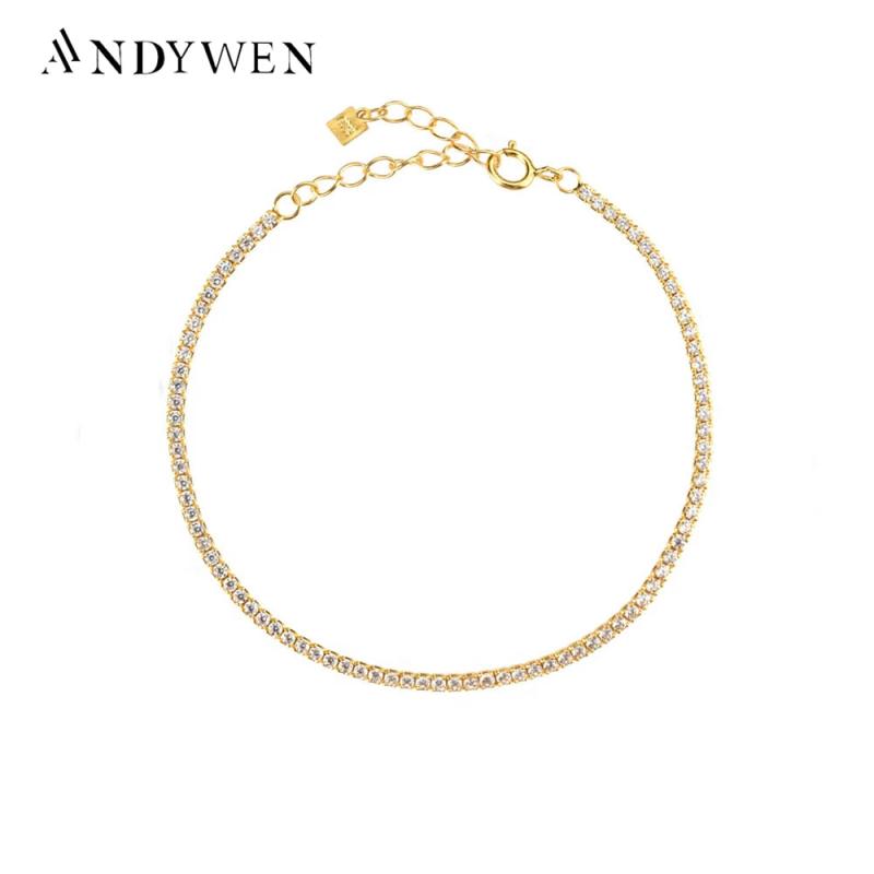 925 Silver Clear Stone Bracelet Bangle Women Punk Wedding Gift