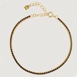 925 Silver Clear Stone Bracelet Bangle Women Punk Wedding Gift