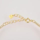 925 Silver Clear Stone Bracelet Bangle Women Punk Wedding Gift