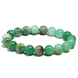 Australian Jade Stone Beaded Bracelet with Charms