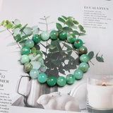Australian Jade Stone Beaded Bracelet with Charms
