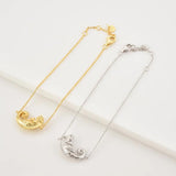 925 Silver Chameleon Motif Bracelet Bangle Women Chain Jewelry Gift