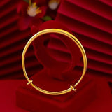 24KT Resizable Bracelet Bangle for Woman Gift