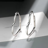925 Silver Round Earring Buckle Match Style Earrings Women Fine Jewelry