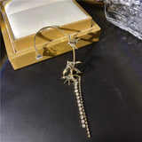Flying Bird Tassel Ear Clips for Women's Prom Party