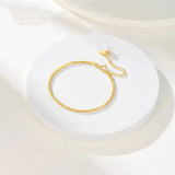 925 Sterling Silver Snowflake Bracelet 2.0mm for Women