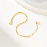 925 Sterling Silver Snowflake Bracelet 2.0mm for Women