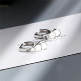 925 Silver Teal Heart & Feather Earrings