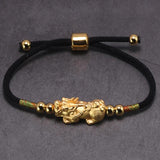 Pixiu Red Rope Bracelet 999 Silver Tibetan Knots Charm Bracelet