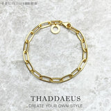 925 Sterling Silver Link Chain Bracelet for Women Men