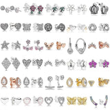 Luminous Hearts Orchid Radiant Teardrops Earrings