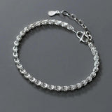 925 Sterling Silver Hollow Bracelet Chain for Women Party Gift