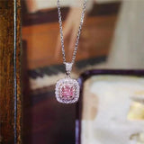 AAAAA Zircon Chocker Necklace 925 Sterling Silver Wedding Engagement Pendants