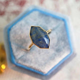 Retro Marquise Lapis Lazuli Ring for Women