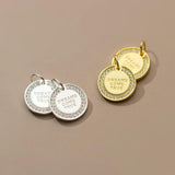 TrustDavis 925 Sterling Silver Dreams Come True Charm Pendant
