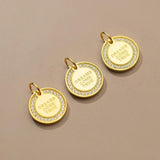 TrustDavis 925 Sterling Silver Dreams Come True Charm Pendant