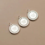 TrustDavis 925 Sterling Silver Dreams Come True Charm Pendant