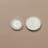 TrustDavis 925 Sterling Silver Dreams Come True Charm Pendant