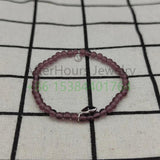 925 Silver Pink Crystal Pearl Bracelet