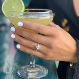 925 Silver Sparkling CZ Zircon Rings for Women Wedding