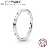 925 Sterling Silver Flower Shell Couple Ring Wedding Gift