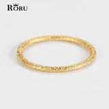 925 Silver Thin Ring Rose Dazzling Polish Ladies Stackable Fine Jewelry