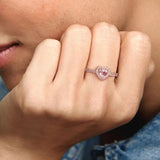 925 Sterling Silver Flower Lucky Rings for Women Jewelry