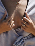 925 Sterling Silver CZ Stack Rings, Size 5-9, Various Colors