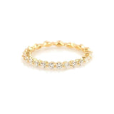 925 Silver Zircon Wedding Ring 18K Engagement Anillos Plata