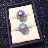 925 Sterling Silver Freshwater Pearl Ring for Women