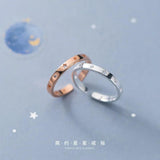 925 Sterling Silver Star Couple Ring for Women